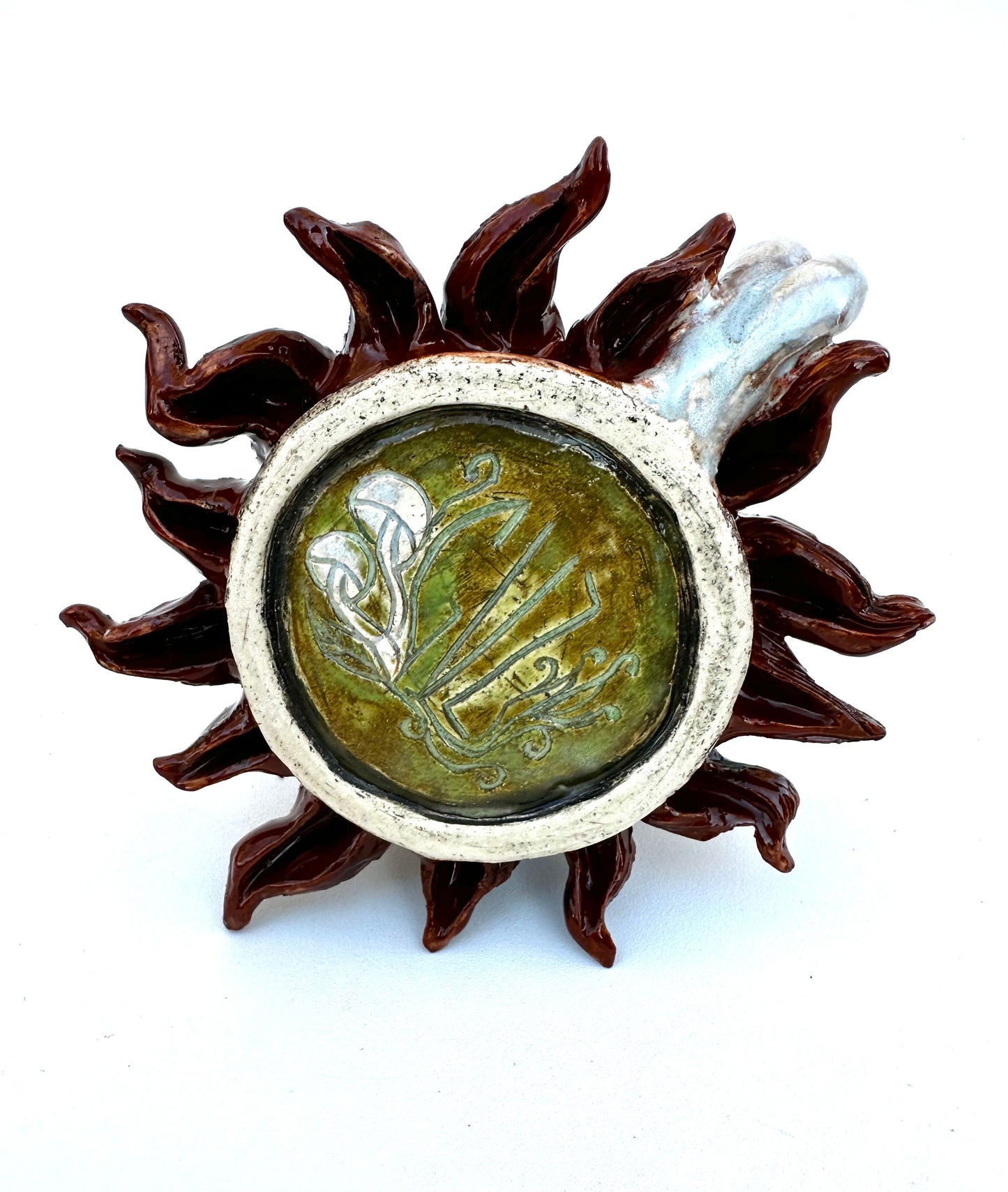 Tall Tree Stump Mushroom Mug