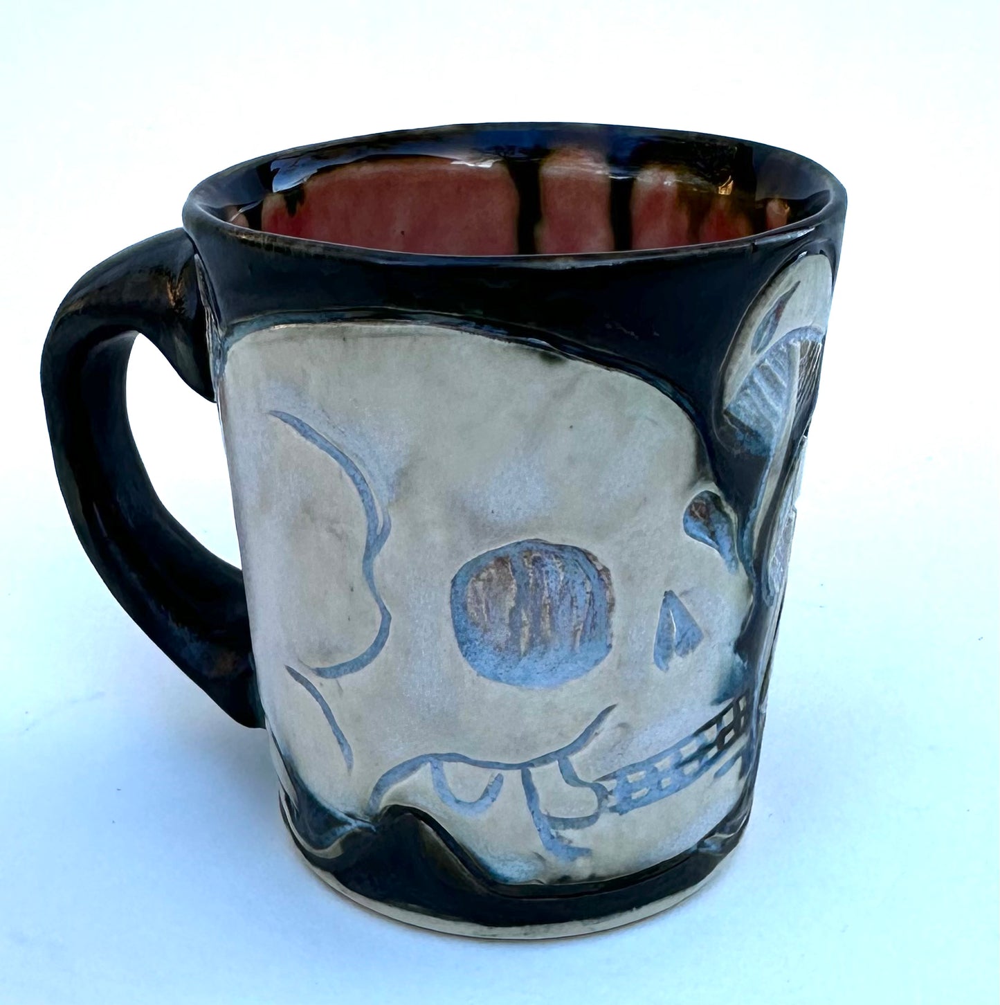 Little skull and mushroom mug