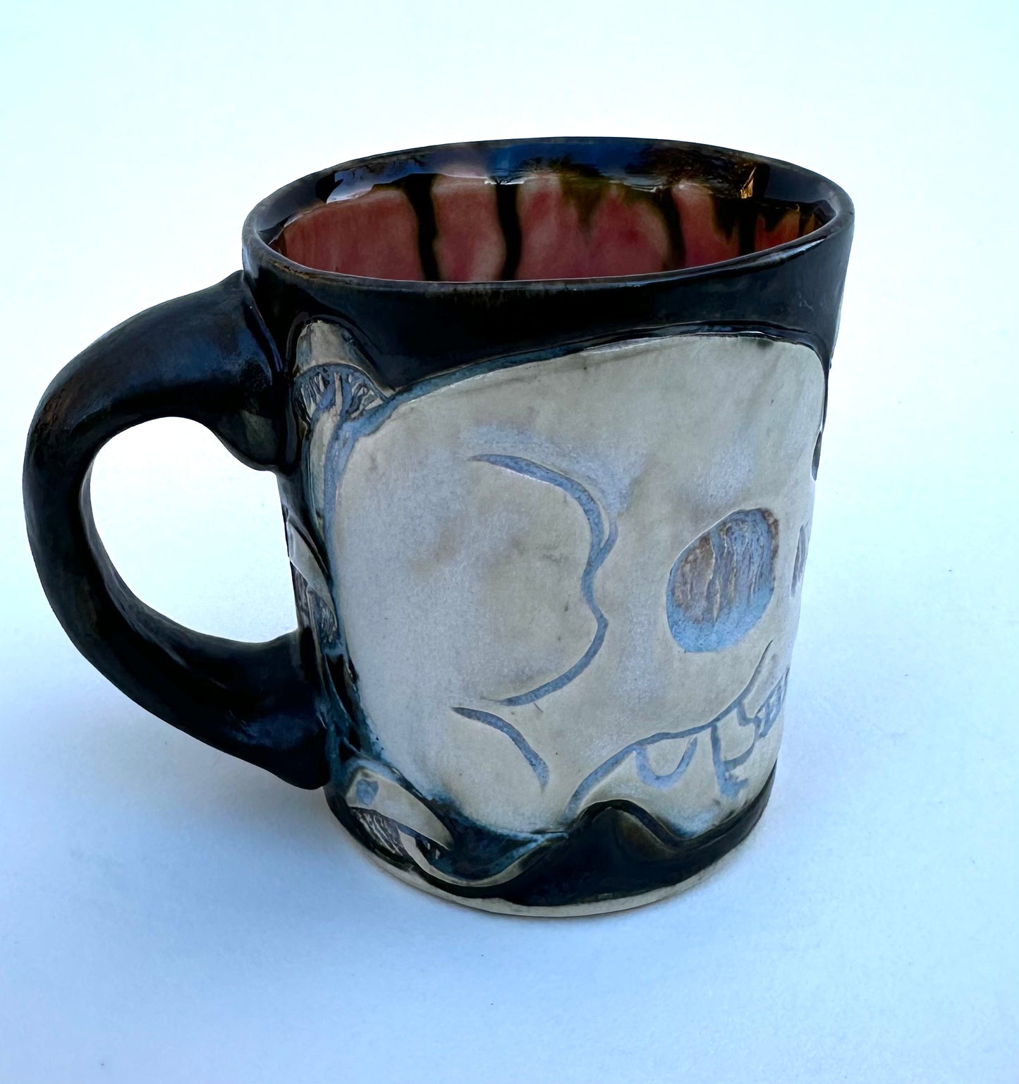 Little skull and mushroom mug