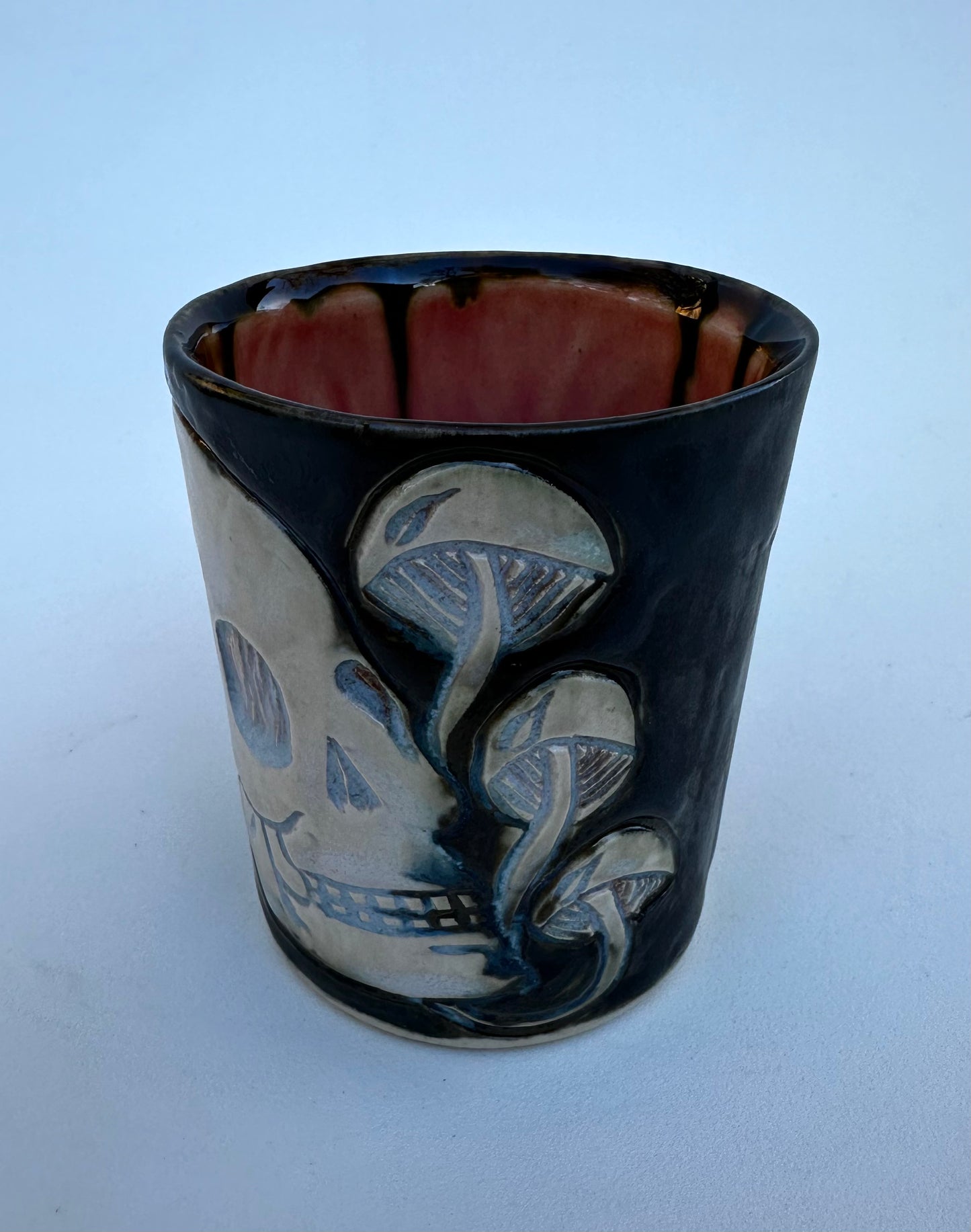Little skull and mushroom mug