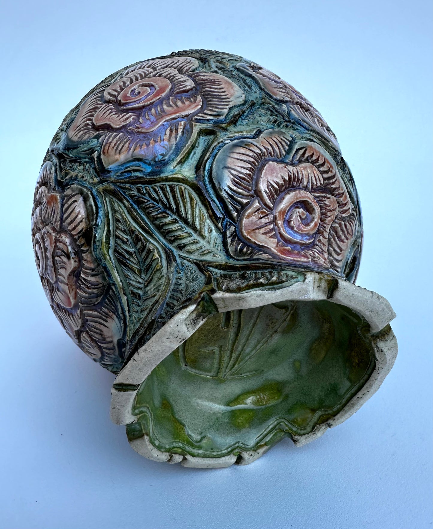 Small dark rose bowl