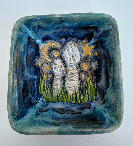 Moon and Morel Mushroom Dish