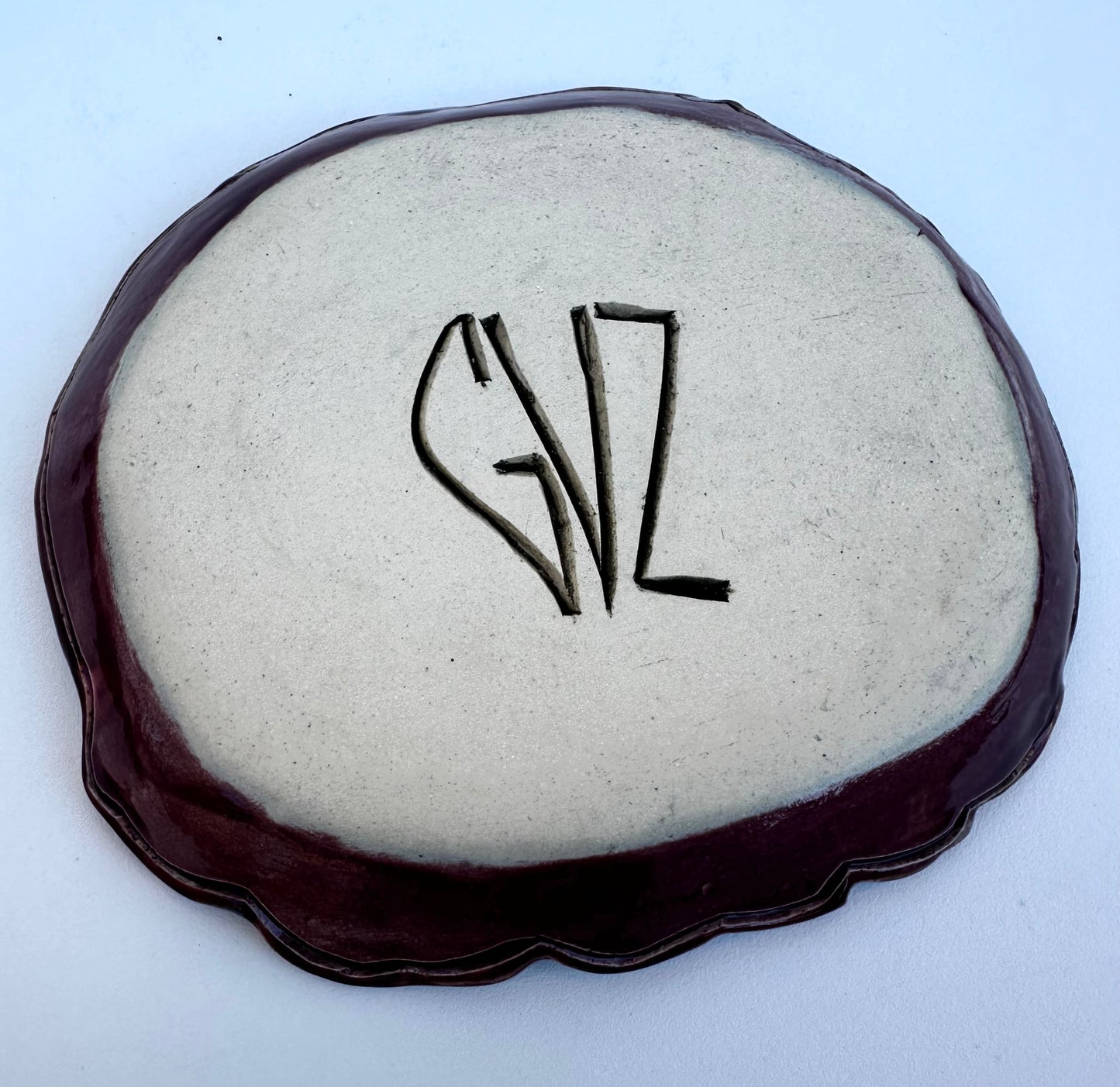 Purple Rose Plate