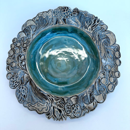 Large Mushroom plate