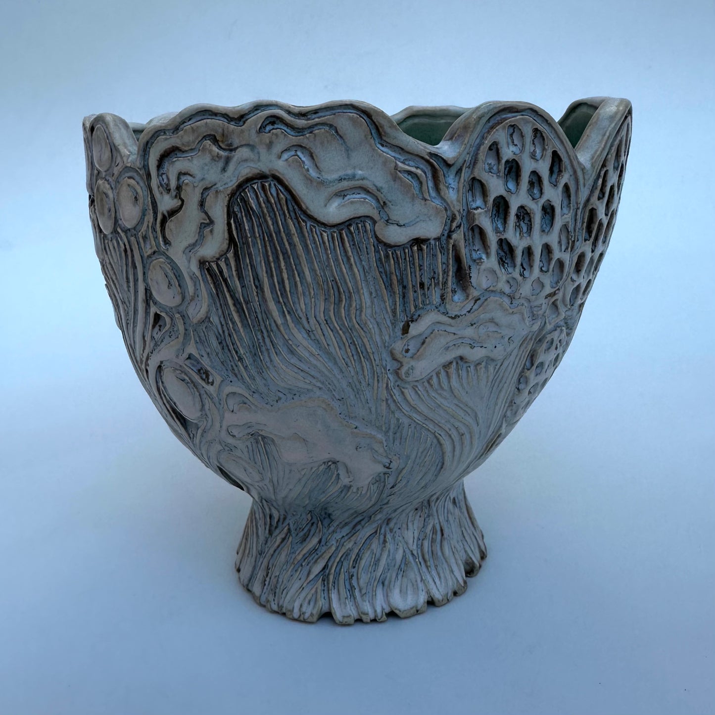 Carved Mushroom Bowl
