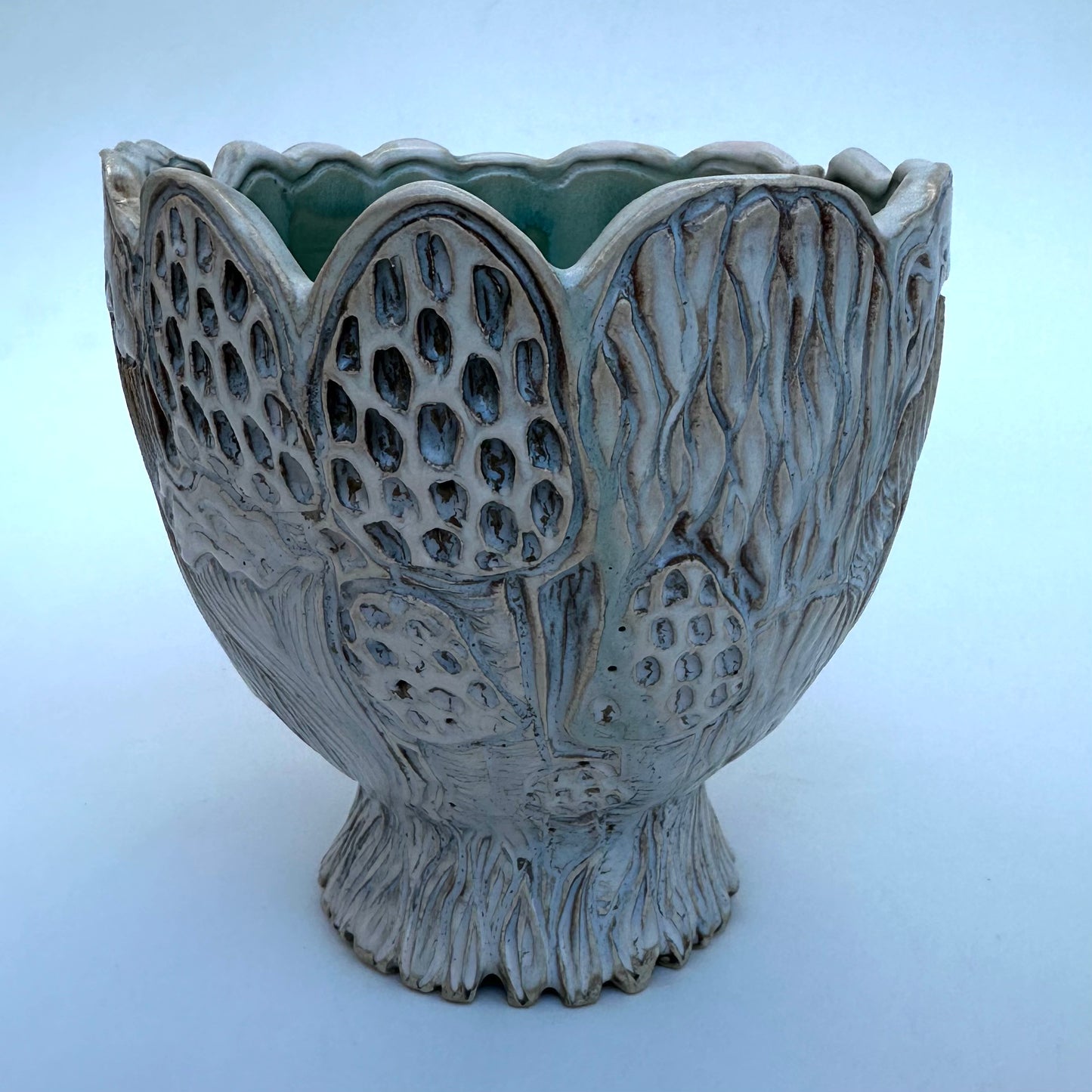 Carved Mushroom Bowl