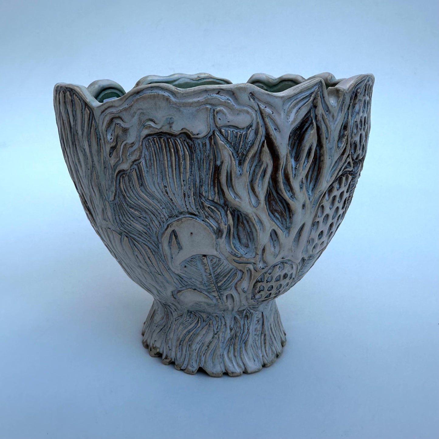 Carved Mushroom Bowl