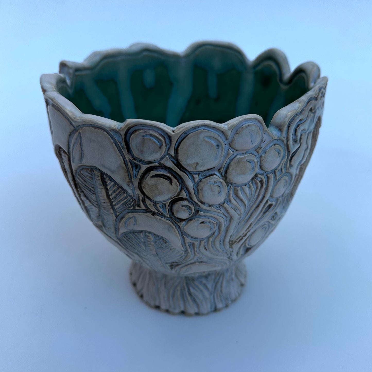 Carved Mushroom Bowl