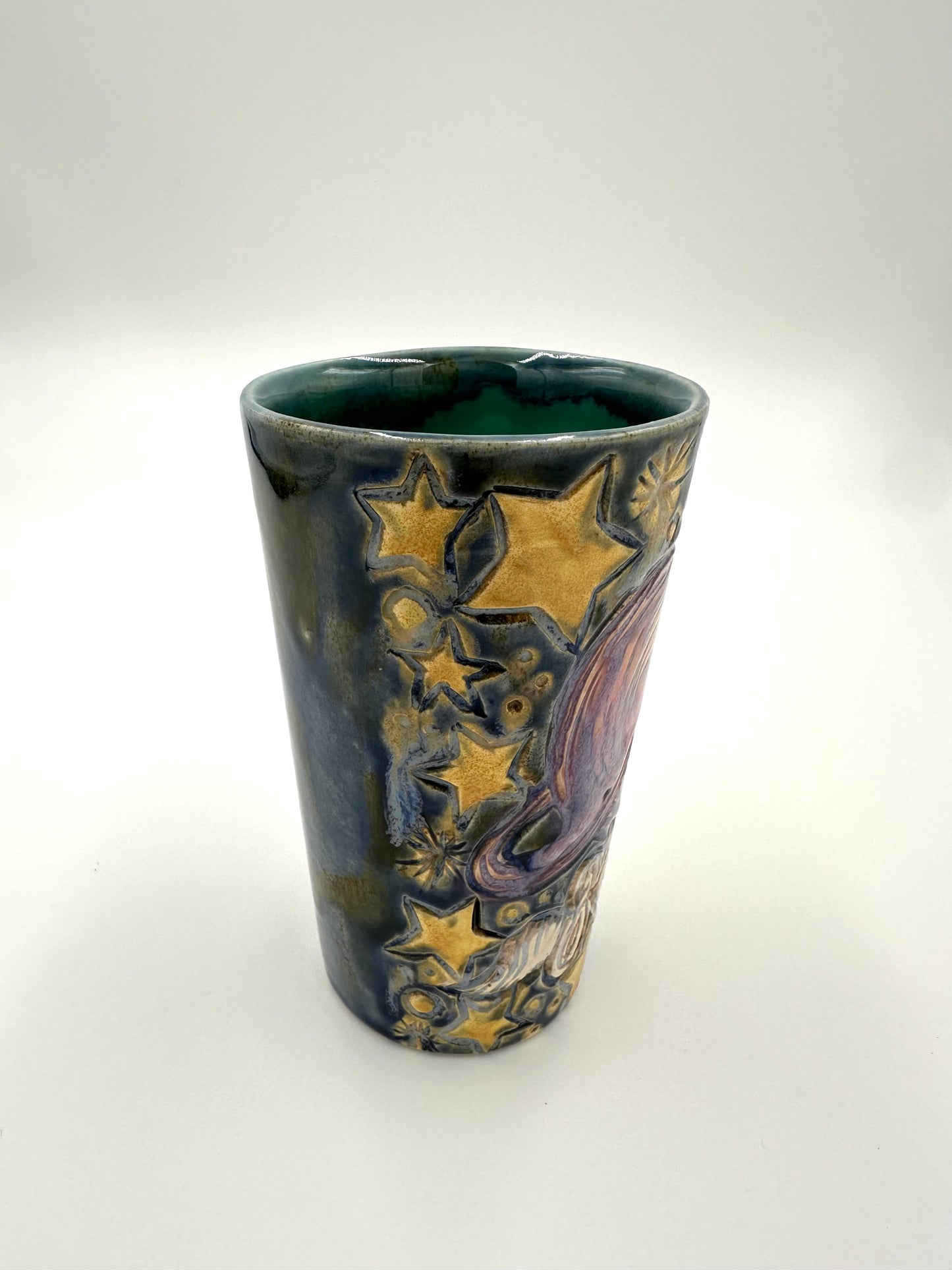 Celestial Saturn Sky Ceramic Cup
