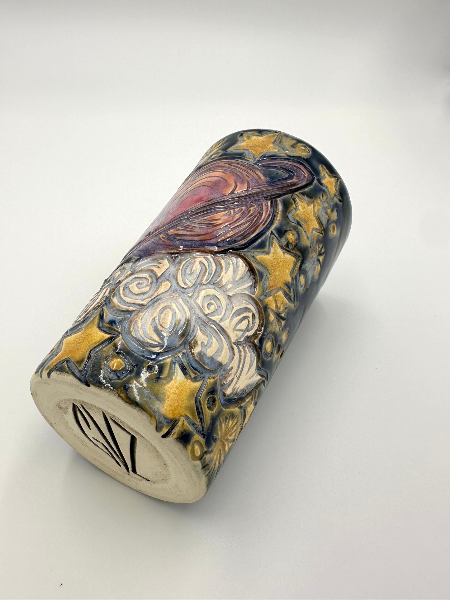Celestial Saturn Sky Ceramic Cup