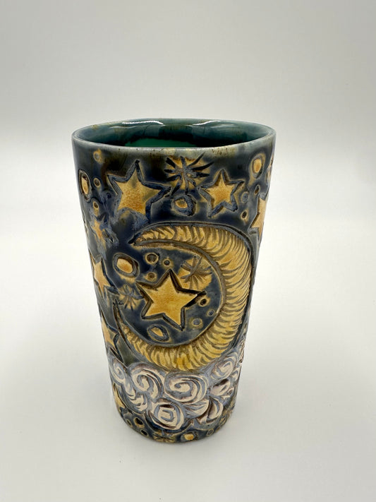 Celestial Moon Sky Ceramic Cup