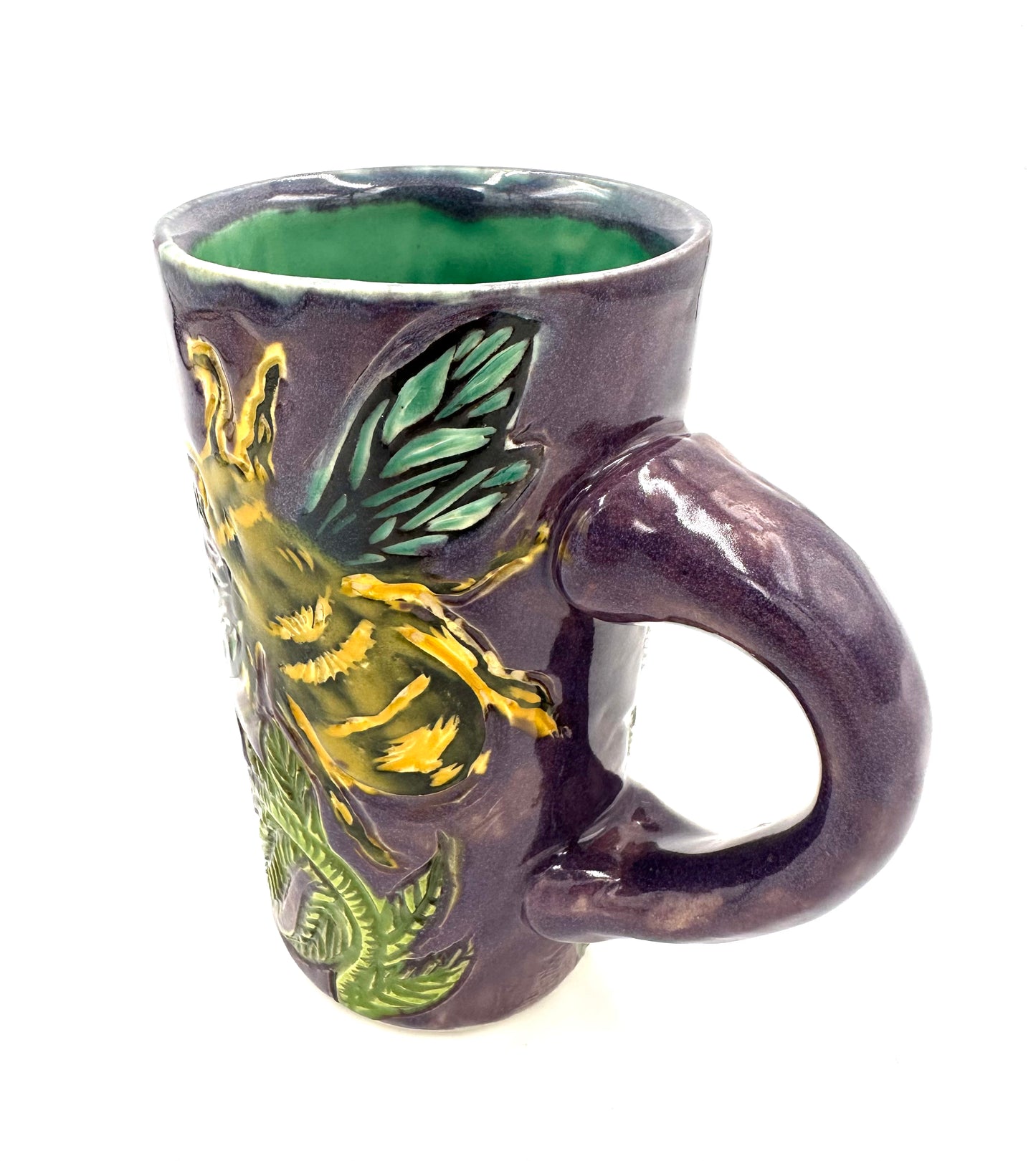 Butterfly, Bee, and Daisy Mug