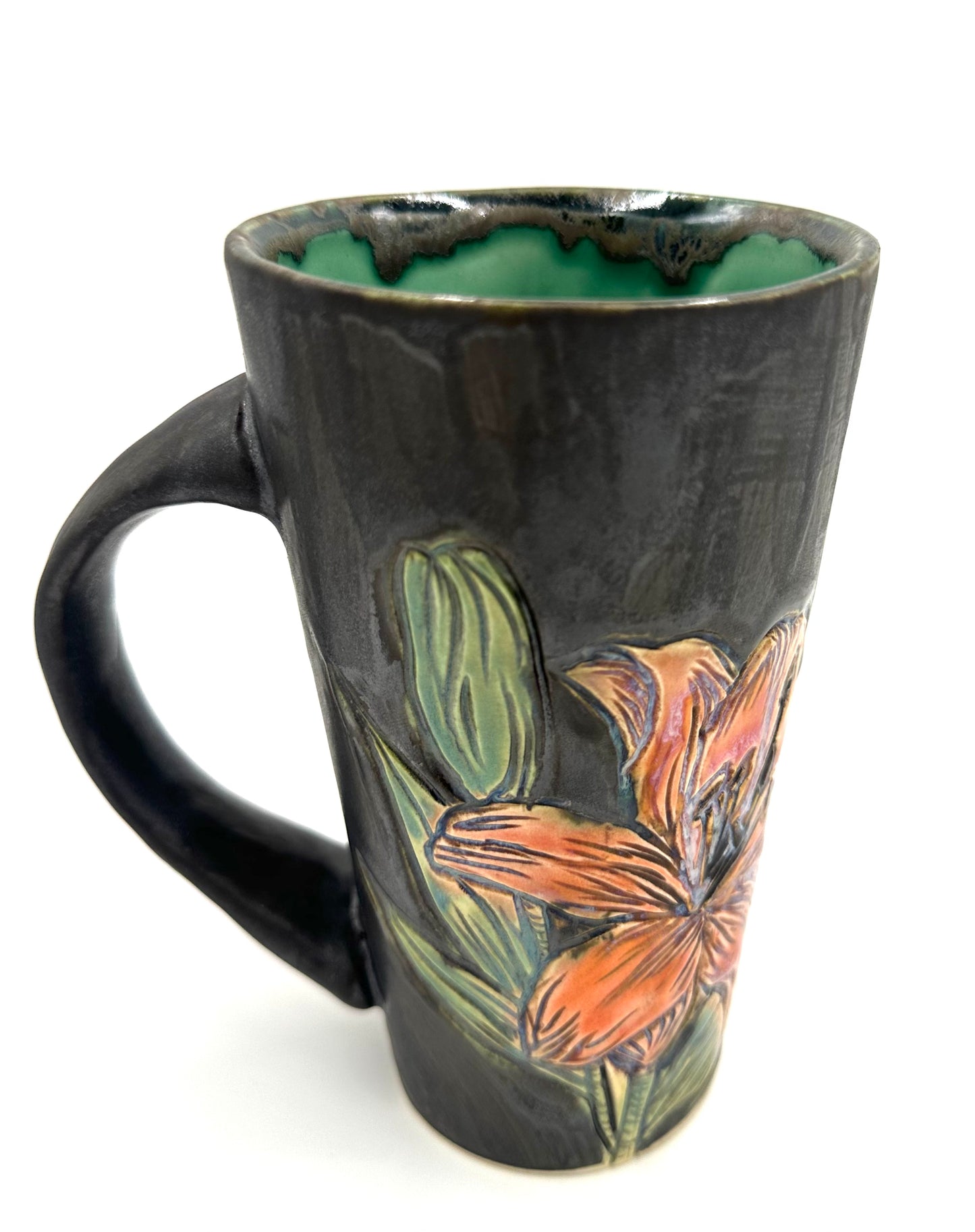Lily with Dragonfly Mug