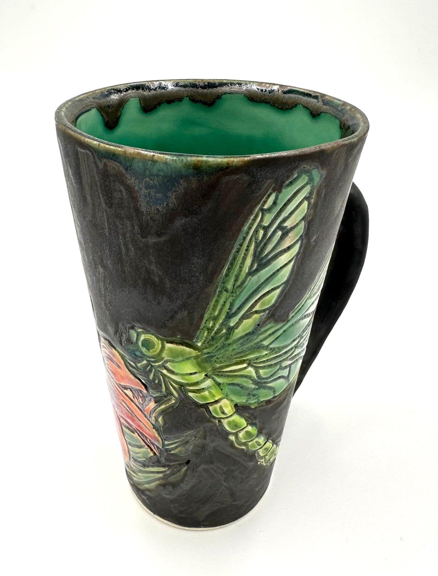 Lily with Dragonfly Mug