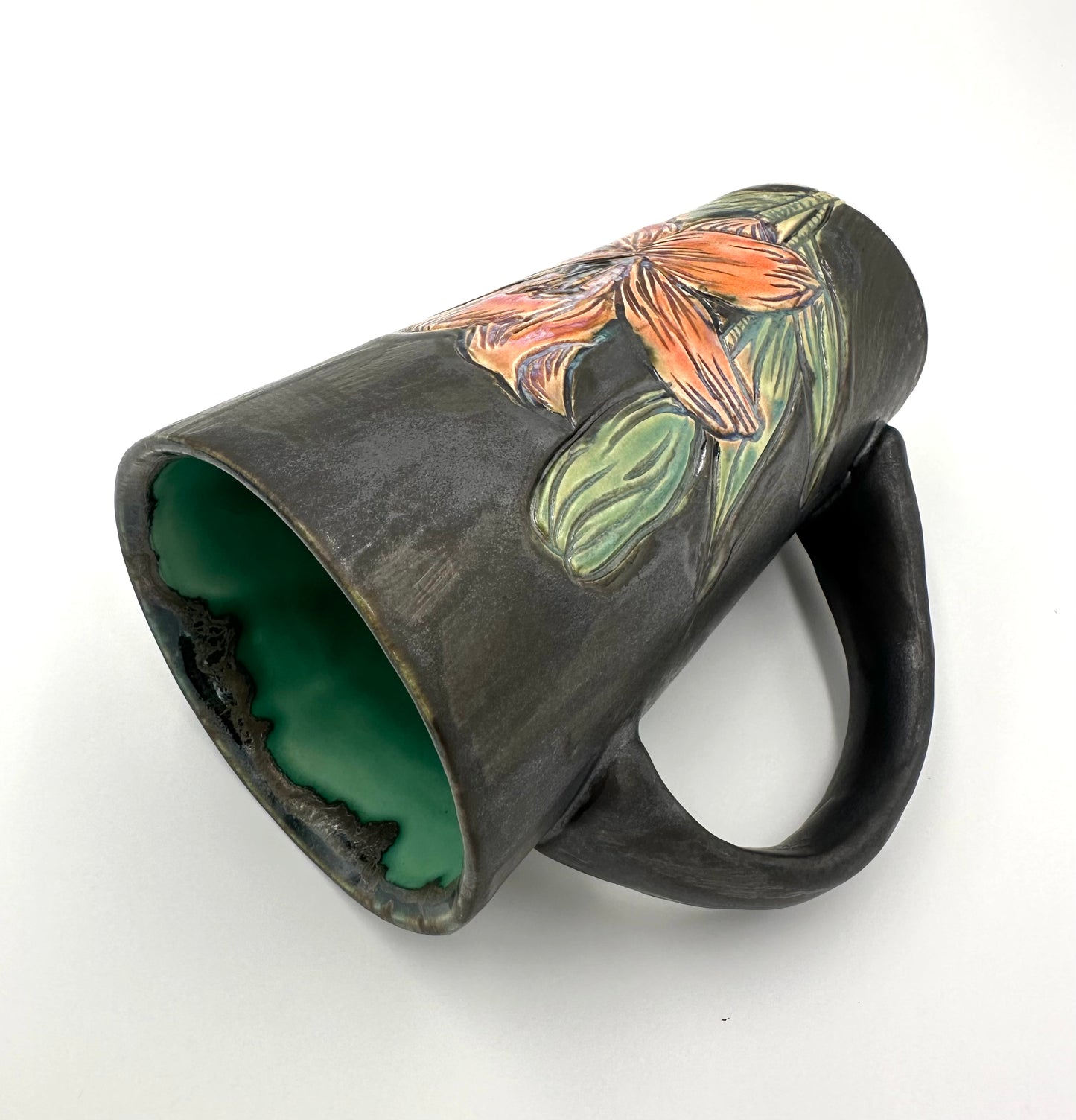Lily with Dragonfly Mug