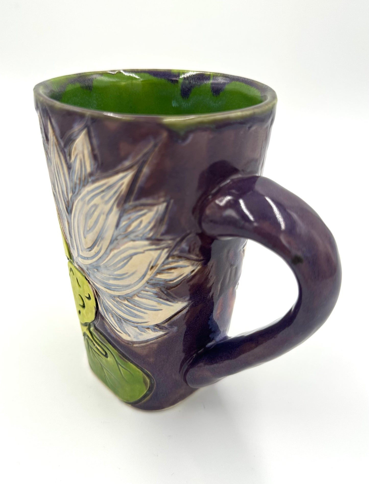 Toad on Lily pad with lotus flowers Mug