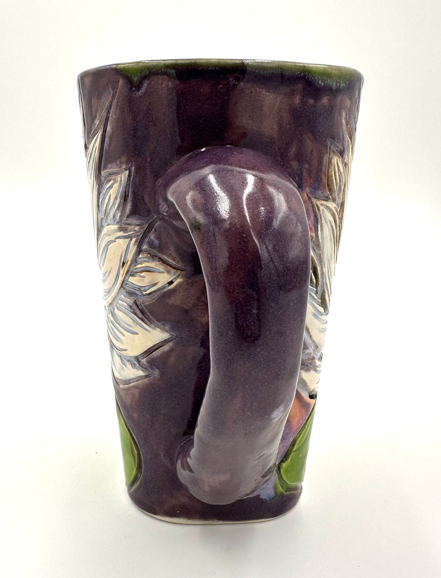 Toad on Lily pad with lotus flowers Mug