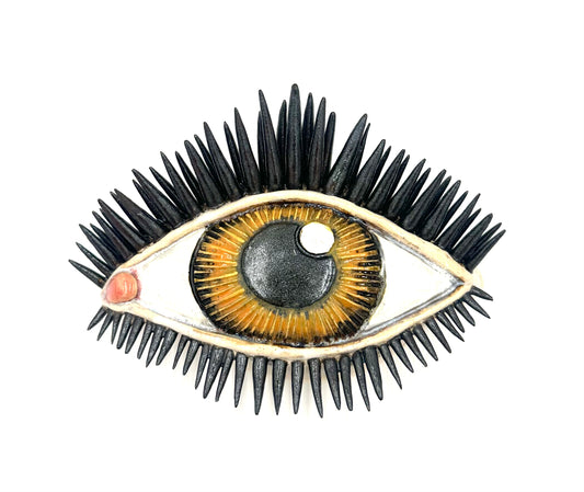 Eye wall hanging sculpture